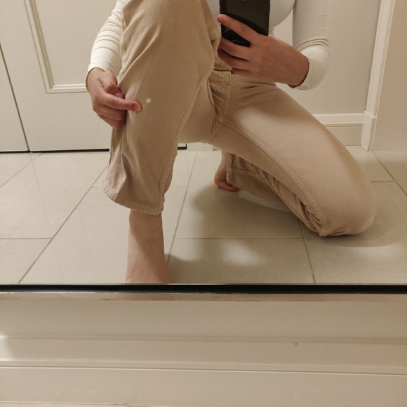 VTG High Waisted Calvin Klein Cream Jeans - Picture 8 of 8